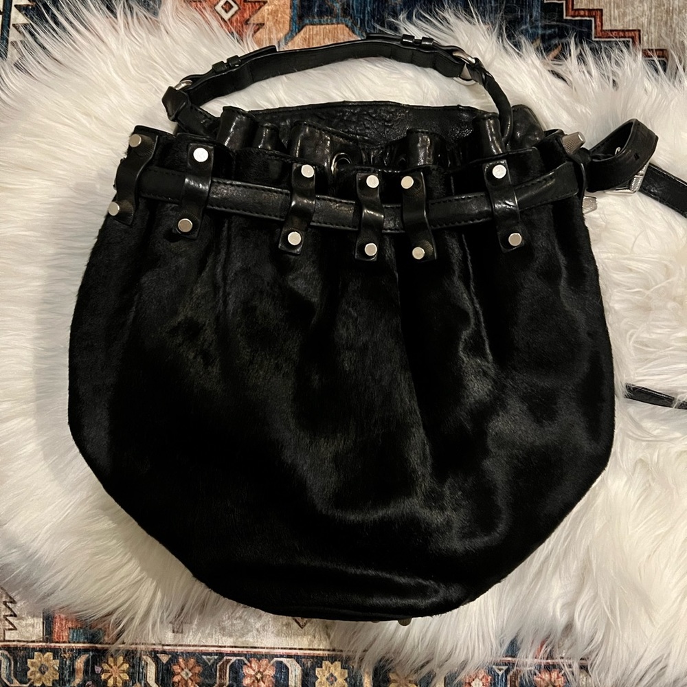 Alexander Wang Pony Hair Bucket Bag: Sold